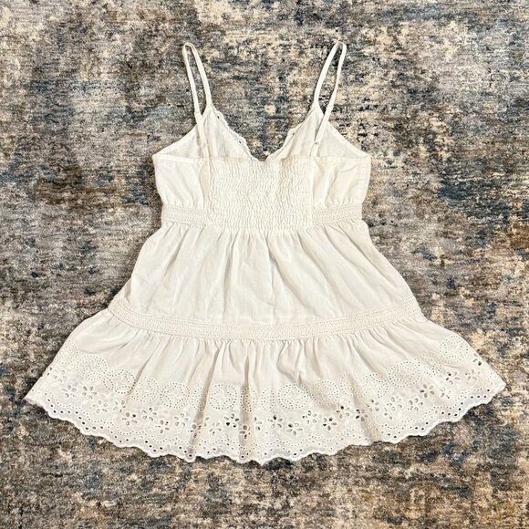 American Rag White Eyelet Babydoll Tank Top XS - Picture 3 of 5